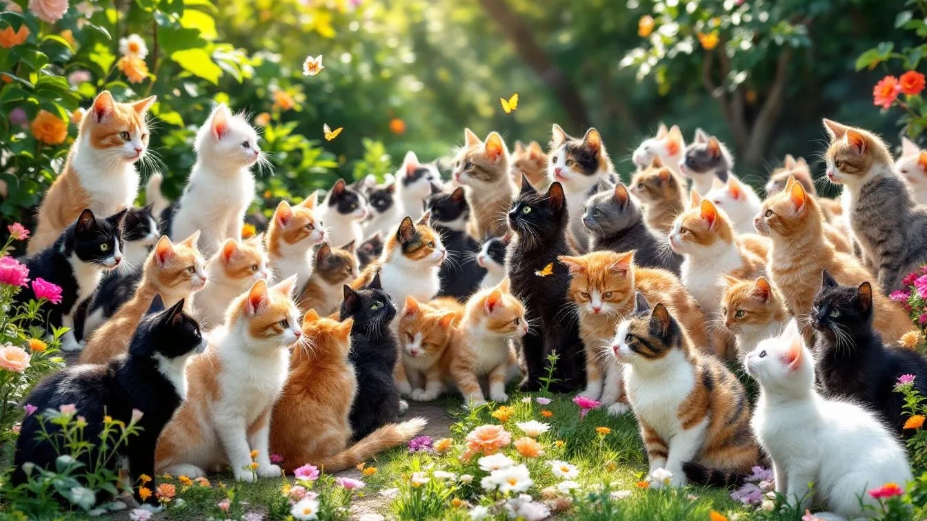 Ho osservato 50 gatti per un mese, il colore del pelo rivela davvero il carattere