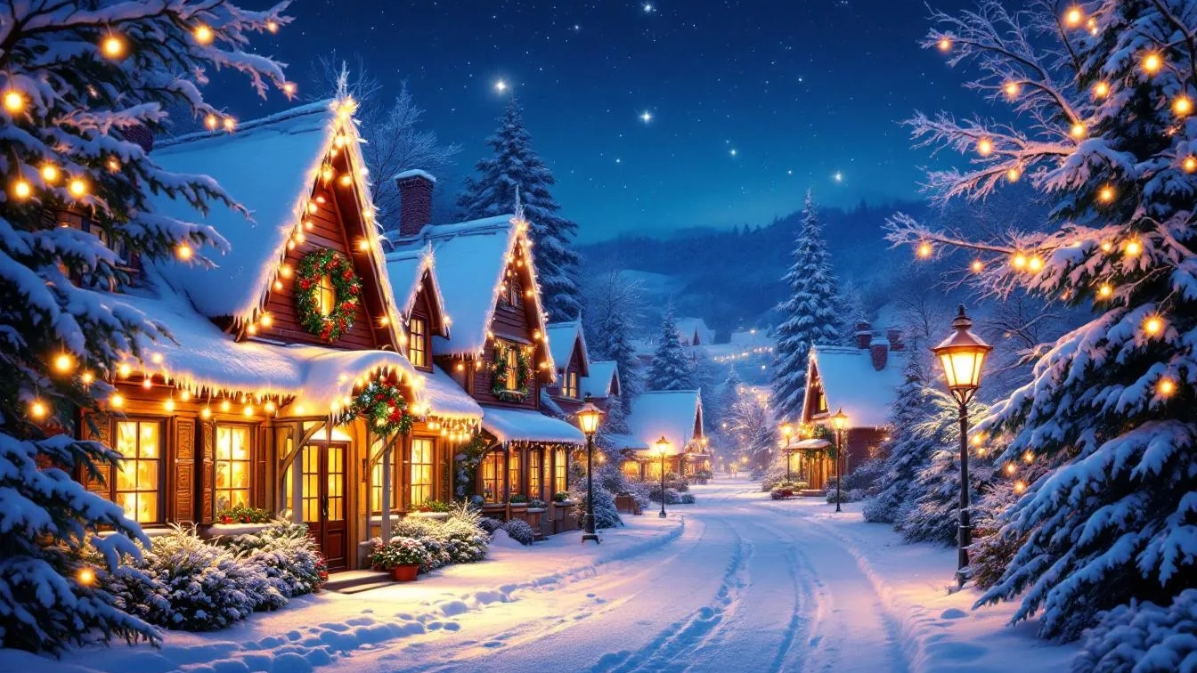 Perché le immagini natalizie con paesaggi e luci creano l’atmosfera perfetta