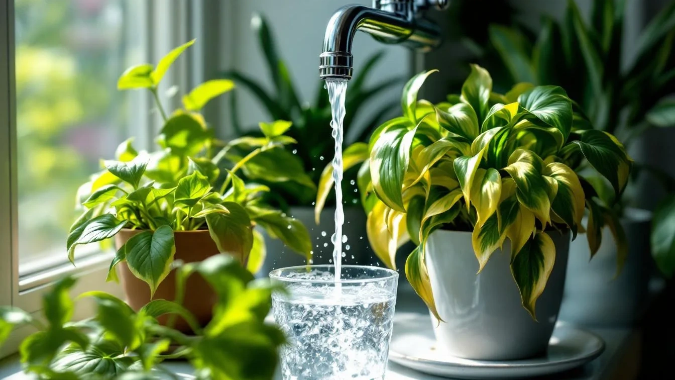 Perché usare l’acqua del rubinetto sta lentamente uccidendo le tue piante