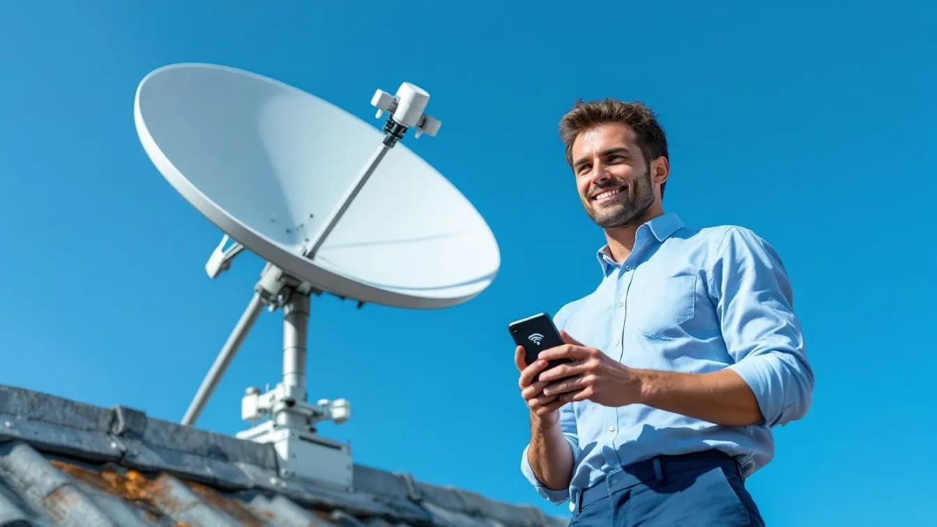 Un tecnico rivela come avere internet satellitare senza installazione né nuovo telefono